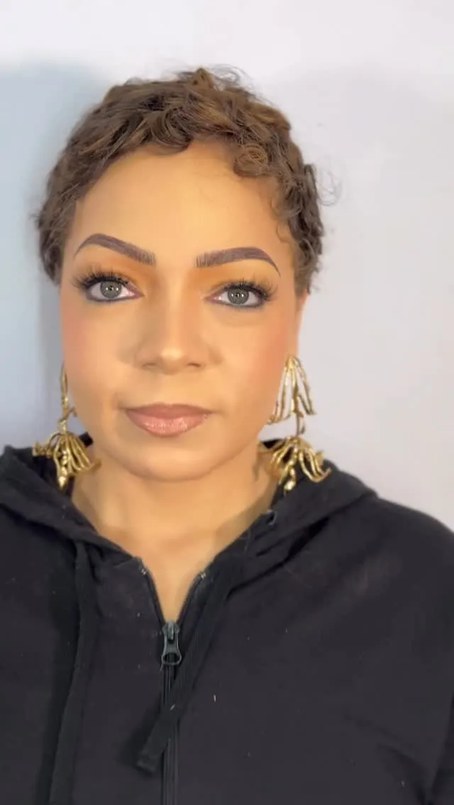 Skin-focused soft glam makeup