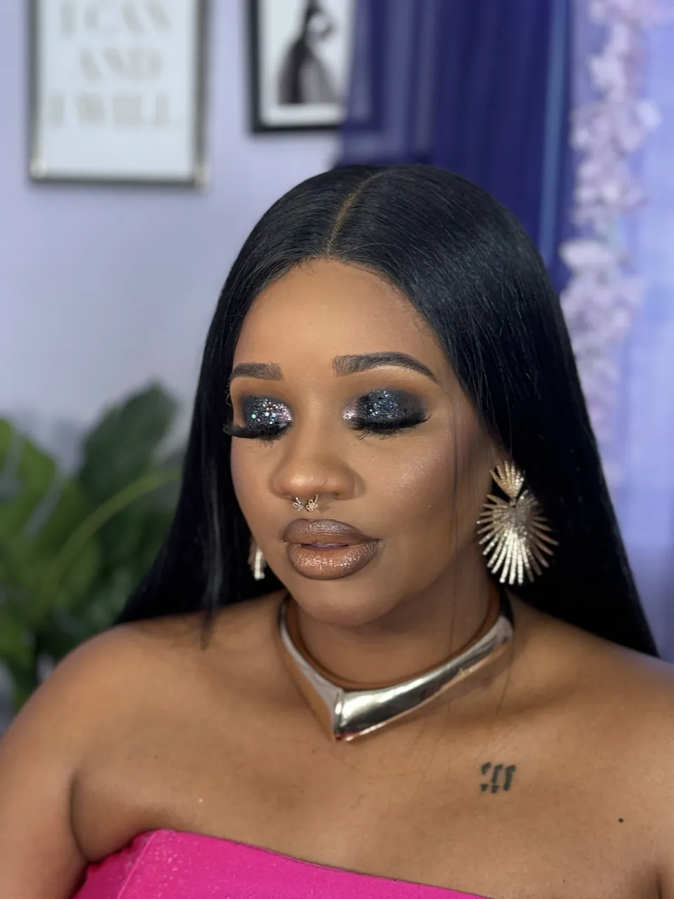 Full glam makeup by Tyca Beaute, Queens makeup artist